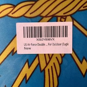 US Air Force Double Flags